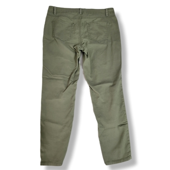 Artisan NY Slim Straight Leg Contemporary Casual Fall Green Jeans - Picture 2 of 9